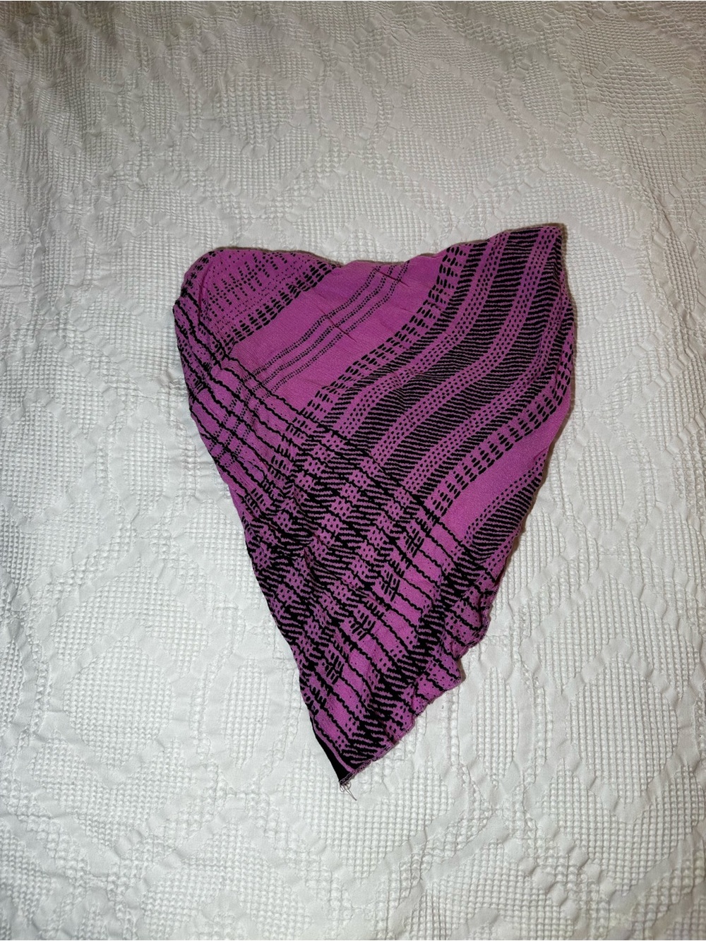 Free People Bandana Top in Black and Purple